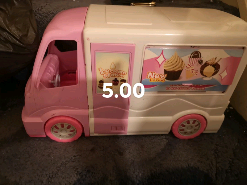 barbie ice cream van